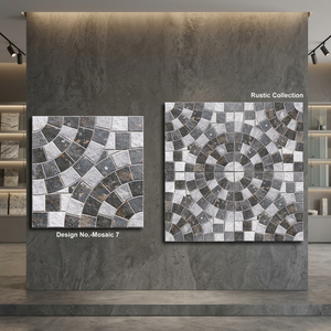 Dalles de stationnement en porcelaine gaufrées de designer 40x40 cm, revêtement de sol extérieur numérique haute résistance pour allées - Product Image 6