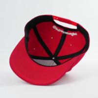 Casquette de baseball 3D personnalisée en gros réglable à 5 panneaux motif à pois tissu Oxford bicolore un cadre structuré style Dobby