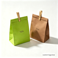 Boîte cadeau pour thé en carton ivoire personnalisée avec poignée, logo estampé à chaud, emballage rectangulaire pour la vente au détail, vente en gros