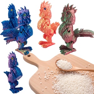 Oferta Especial: Figura de Gallo Articulada Impresa en 3D, Juguete Antiestrés, Muñeco de Gallina, Decoración de Escritorio, Ensamblable - Product Image 5