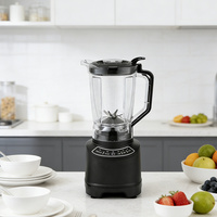 1200W 3-in-1 blender voor smoothies, sap maken & malen, 1,8L grote kan + 700ml bekers, multifunctionele voedselprocessor