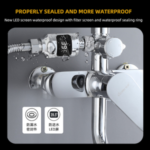 Thermomètre numérique étanche pour <span class=keywords><strong>bain</strong></span> de bébé, thermomètre d'intérieur pour robinet de douche domestique - Product Image 4