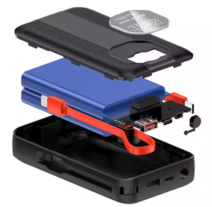 Banque d'alimentation pour ordinateur portable 20000mah <span class=keywords><strong>PD</strong></span> <span class=keywords><strong>45W</strong></span> Type-C Sortie Câble détachable Charge super rapide Mini câble intégré OEM Powerbanks - Product Image 3