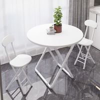 Mesa de Comedor Plegable Extensible de Lujo, Blanca, Pequeña, Minimalista y Moderna para Balcón, Hogar, Apartamento, Dormitorio, Interiores y Exteriores