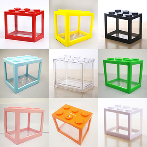 Venta Popular venta al por mayor, <span class=keywords><strong>precio</strong></span> de fábrica, 10L/20L Guppy pescado Nano <span class=keywords><strong>peces</strong></span> de acuario vidrio tanques % - Product Image 2