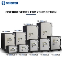 Caja Fuerte Electrónica Ignífuga Safewell FP0305E con Doble Codificación y Doble Llave para Documentos, Joyas y Objetos de Valor para el Hogar