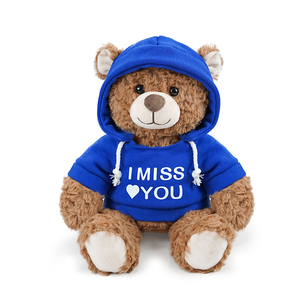 Mignon sweat à capuche ours en peluche, cadeau exclusif pour la Saint-Valentin. Je t'aime / Je t'en veux / Je t'envie mon plein air / S'il te plaît, pardonne-moi - Product Image 3