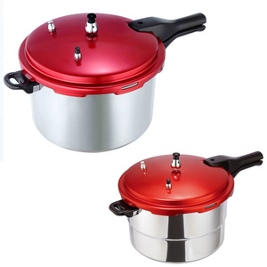 Couvercle rouge autocuiseur 5 <span class=keywords><strong>litres</strong></span> électrique et induction clé appropriée pour un usage domestique <span class=keywords><strong>pot</strong></span> à soupe en aluminium et cuiseur à riz - Product Image 1