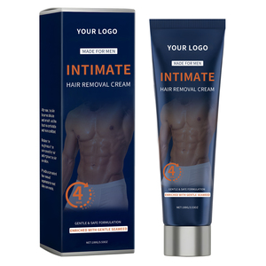 <span class=keywords><strong>Crème</strong></span> dépilatoire pour hommes à marque privée 100g Ingrédients à base de plantes Efficacité rapide Douceur longue durée - Product Image 2