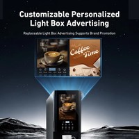 Machine à café instantané avec 3 saveurs : prépare une variété de saveurs de café, y compris des lattes à l'américaine