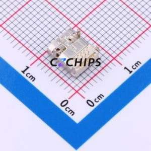 HDMI-GD-121PWB HDMI Connector Through hole Component (THT) Connector HDMI-D Female 19P Right Angle Insert - Product Image 2