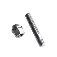 Goujon de roue en titane M12 * 1.5*75 Gr5 avec écrou pour voiture de course