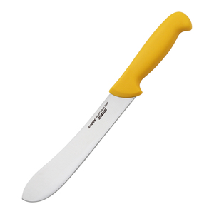 Cuchillo profesional rojo verde amarillo <span class=keywords><strong>para</strong></span> desollar Hoja de acero inoxidable de 8 pulgadas Cuchillo de carnicero Mango de PP - Product Image 1
