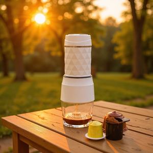 <span class=keywords><strong>Cafetera</strong></span> Portátil Manual 3 en 1 con Pistón para Café Molido, Cápsulas DG y Nes, Uso en Exteriores, Camping y Viajes - Product Image 5