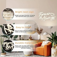 Lettres néon LED d'intérieur, éclairage LED, néons personnalisés, lumières d'ambiance pour fêtes à domicile