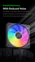 Ventilateur de refroidissement CPU Snowman 120mm ARGB avec roulement fluide, TDP 2.4W, durée de vie 50000 heures, personnalisable ODM pour importateurs B2B