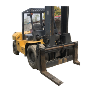 <b>Used</b> Second Hand Original 4 Wheel 10ton TCM Forklift of Japan Good Condition High Quality Diesel Rough Terrain Solid Tire - Product Image 1