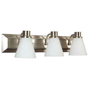 Single-Head Brushed Nickel <b>Wall</b> <b>Sconce</b> LED Vanity <b>Light</b> Fixture with Decorative for Hotel Home Bedroom Bathroom - Product Image 3