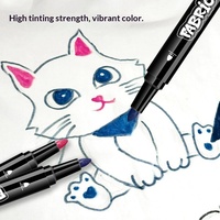 Vente en gros de marqueurs pour tissu DIY pour enfants Marqueur imperméable non toxique et inodore pour tissu Marqueur textile pour peinture