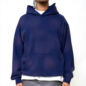 Sudadera con Capucha Extra Grande Personalizada, de Algodón Premium, con Bolsillo Canguro, Unisex, Estilo Urbano, para Hombre - Product Image 2