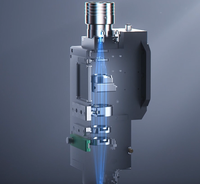 Tête de découpe laser intelligente haute puissance Raytools BS06K-CAT 6kW avec bus EtherCAT, QBH QD G5 et surveillance sans fil