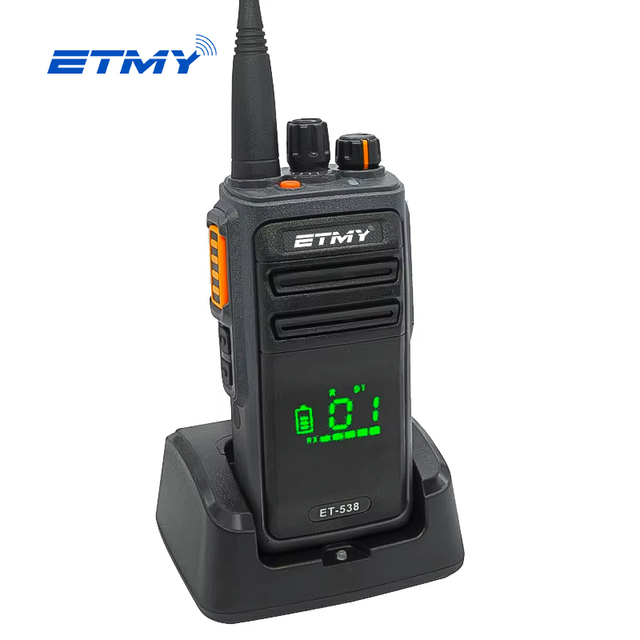 Etmy ET-538 Portable Handheld Dual Band Analog Radio VHF UHF Wireless Two-Way Radios CP140 GP3688 Walkie Talkie Long Range 5km