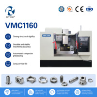 Centro de Mecanizado Vertical VMC1160 con un Solo Eje BT40 GSK, 24 Posiciones de Herramientas ATC, Certificado CE, Suministro Directo de Fábrica