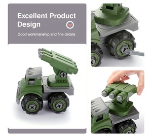 de montaje de vehículos educación tomar además coche de juguete con cohetes camion modelo - Product Image 4