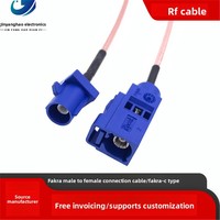 Fakra mâle à femelle câble d'extension de Signal Smb de voiture câble de Signal Gps universel câble à Fiber optique de Type Fakra-JK
