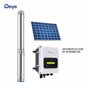 ปั๊มน้ำใต้น้ำความเร็วสูง Deye 10 แรงม้า ใช้พลังงานแสงอาทิตย์อัตโนมัติ พร้อมระบบ MPPT AC/DC  วัสดุสแตนเลส สำหรับบ่อน้ำบาดาล เจาะหลุมเพื่อการเกษตร รุ่น 4D7500/PC1 - Product Image 4