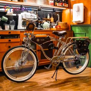Vélo motorisé <span class=keywords><strong>vintage</strong></span> avec moteur à essence Nouveau design Style classique DIY Transport spécial - Product Image 6