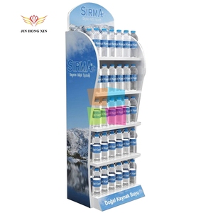 Custom Design Cheaper <strong>High</strong> <strong>Quality</strong> Promotion Metal Stand <strong>Rack</strong> for <strong>Soda</strong> Mineral Water Store <strong>Display</strong> Shelf