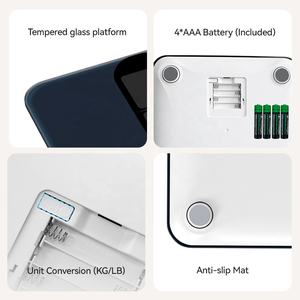 Poids personnel de salle de bain numérique humaine 180kg balance de graisse corporelle de pesage numérique intelligente électronique - Product Image 2