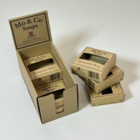 Caja de Cartón Kraft de Diseño Personalizado Premium, Impresión Offset Duradera, Materiales Reciclados Creativos para Jabón