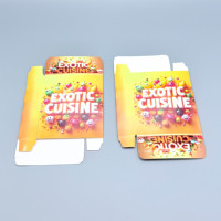 Personnalisable Mini Gâteau Hamburger Boîte D'emballage En Carton Papier UV Bento Dessert Cookie Donut Biscuit Boîte D'emballage Alimentaire