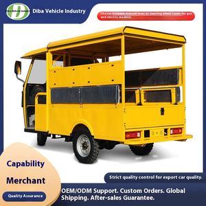 Gesloten Lichaam Driewielige Omgekeerde Tuk-Tuk Gemotoriseerde Driewieler Afrikaanse Versie Passagierslading 400Kg Laadvermogen 50-70 Km/h Buitenlandse - Product Image 3
