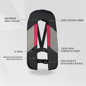 Giubbotto di Salvataggio Gonfiabile 150N Portatile Automatico/Manuale per Adulti Sport Acquatici - Product Image 2