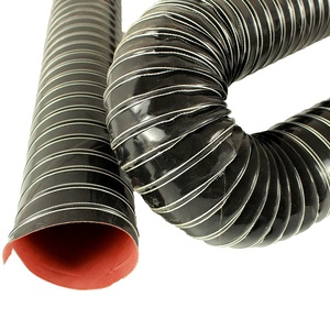 <span class=keywords><strong>Tuyau</strong></span> en silicone vulcanisé industriel à haute température Conduit <span class=keywords><strong>d</strong></span>'aération flexible ignifuge pour sécheur pour systèmes HVAC Pièces <span class=keywords><strong>d</strong></span>'échappement - Product Image 1