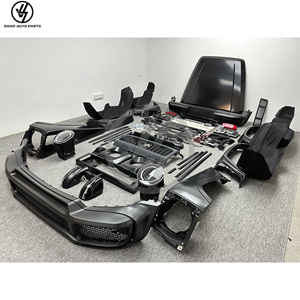 Nouveau kit carrosserie en matériau PP pour W463 G500 G55 AMG G63 G-Wagon avec capot, pare-chocs, phares, 2002-2018, ajustement précis 1:1 - Product Image 4