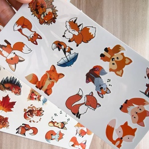 Tatuajes Temporales <span class=keywords><strong>de</strong></span> <span class=keywords><strong>Zorro</strong></span> Adorable, Adhesivos <span class=keywords><strong>de</strong></span> Animales del Bosque, Hojas <span class=keywords><strong>de</strong></span> Otoño y Bayas, Tatuajes Corporales Impermeables para Decoración <span class=keywords><strong>de</strong></span> Fiestas Infantiles - Product Image 3