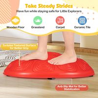 Piedras de Equilibrio para Niños, Piedras Antideslizantes para Saltar, Obstáculos para Coordinación, Bloques de Equilibrio para Ejercicio en Interiores/Exteriores