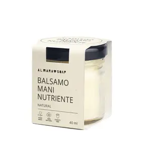 Savon Almara, crème hydratante pour les mains naturelle 40 ml, hydratante pour peaux sèches, parfum lavande - Product Image 1