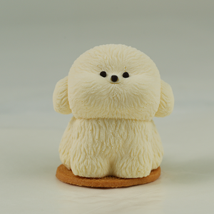 Gâteau mousse glacé blanc et brun en forme de <span class=keywords><strong>beagle</strong></span>, en boîte, nouvelle collection 2026, vente chaude - Product Image 2
