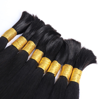 Vente en gros de cheveux bruts indiens du Vietnam chinois en vrac mélange de cheveux humains pour le tressage pré-extensible en vrac tressage de cheveux humains en vrac
