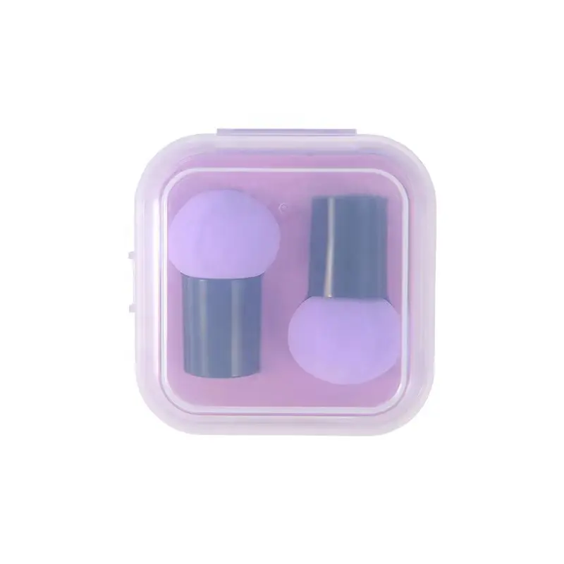2pcs 3pcs Makeup Sponge Set With Storage Box Cosmetic Puff Dry And Wet Mushroom Blender Waterdrop Powder Cushion Sponge Puff