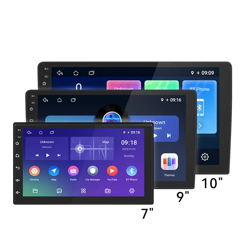 7 "9" 10 "Android Navigation phổ không dây Carplay Bluetooth máy nghe nhạc HD cảm ứng đầy đủ màn hình lớn tất cả-trong-một