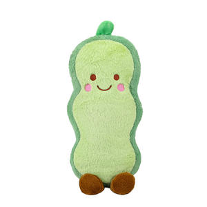 Linda Sebze Yastık Fasulye Bebek Özelleştirilmiş Peluş Oyuncak PP Pamuk Dolgulu Hayvan Bebek Noel Çocuk Oyuncağı - Product Image 4