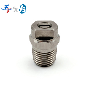1/4 MEG Acero inoxidable Lavado de <span class=keywords><strong>alta</strong></span> presión 1/4 Rosca Boquilla de ventilador plano para limpiadores de superficies - Product Image 2