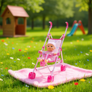 Poupée Piccino avec poussette et accessoires, ensemble de jouets de 55 cm pour enfants - Product Image 3