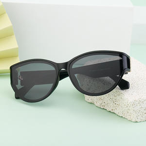 Gafas de sol Cat Eye personalizadas para mujer, lentes de PC con protección UV400, ligeras, estilo Instagram, origen Taizhou, embalaje en caja, FY 99205 - Product Image 4